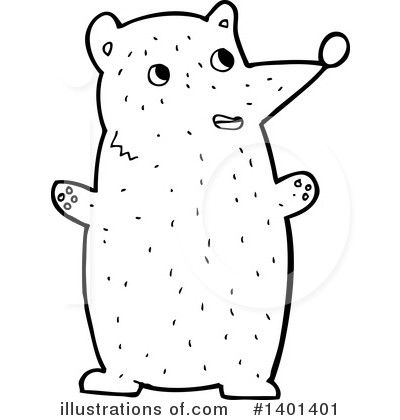 Royalty-Free (RF) Bear Clipart Illustration by lineartestpilot - Stock Sample #1401401