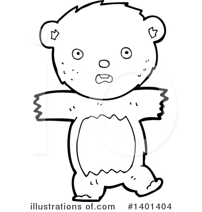 Royalty-Free (RF) Bear Clipart Illustration by lineartestpilot - Stock Sample #1401404