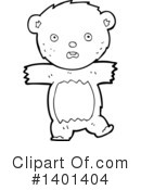Bear Clipart #1401404 by lineartestpilot