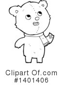 Bear Clipart #1401406 by lineartestpilot