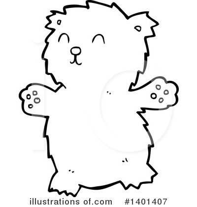 Royalty-Free (RF) Bear Clipart Illustration by lineartestpilot - Stock Sample #1401407