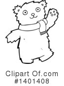Bear Clipart #1401408 by lineartestpilot