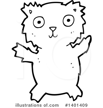 Royalty-Free (RF) Bear Clipart Illustration by lineartestpilot - Stock Sample #1401409
