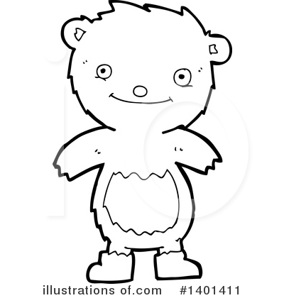 Royalty-Free (RF) Bear Clipart Illustration by lineartestpilot - Stock Sample #1401411