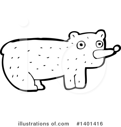 Royalty-Free (RF) Bear Clipart Illustration by lineartestpilot - Stock Sample #1401416