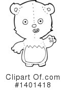 Bear Clipart #1401418 by lineartestpilot