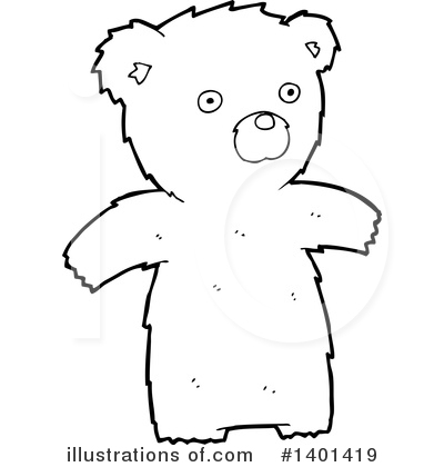 Royalty-Free (RF) Bear Clipart Illustration by lineartestpilot - Stock Sample #1401419