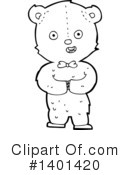 Bear Clipart #1401420 by lineartestpilot