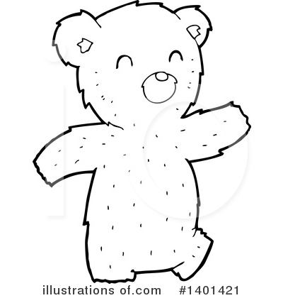 Royalty-Free (RF) Bear Clipart Illustration by lineartestpilot - Stock Sample #1401421