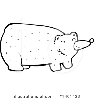Royalty-Free (RF) Bear Clipart Illustration by lineartestpilot - Stock Sample #1401423