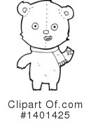 Bear Clipart #1401425 by lineartestpilot