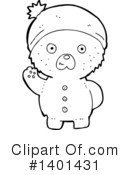 Bear Clipart #1401431 by lineartestpilot