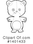 Bear Clipart #1401433 by lineartestpilot