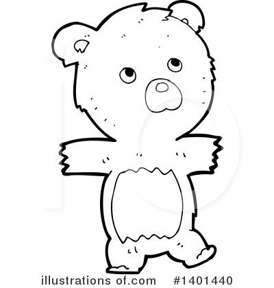 Royalty-Free (RF) Bear Clipart Illustration by lineartestpilot - Stock Sample #1401440
