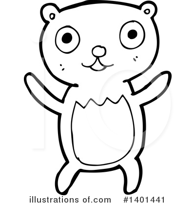 Royalty-Free (RF) Bear Clipart Illustration by lineartestpilot - Stock Sample #1401441
