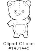 Bear Clipart #1401445 by lineartestpilot