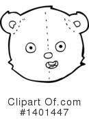 Bear Clipart #1401447 by lineartestpilot