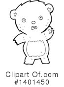 Bear Clipart #1401450 by lineartestpilot