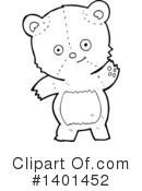 Bear Clipart #1401452 by lineartestpilot