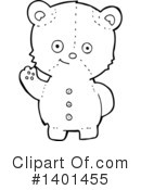 Bear Clipart #1401455 by lineartestpilot
