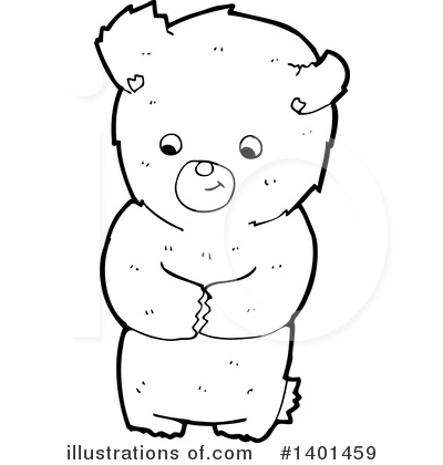 Royalty-Free (RF) Bear Clipart Illustration by lineartestpilot - Stock Sample #1401459