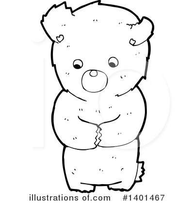 Royalty-Free (RF) Bear Clipart Illustration by lineartestpilot - Stock Sample #1401467
