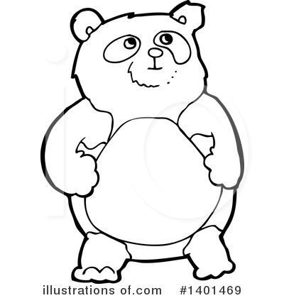 Royalty-Free (RF) Bear Clipart Illustration by lineartestpilot - Stock Sample #1401469