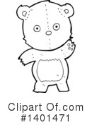 Bear Clipart #1401471 by lineartestpilot