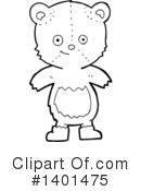 Bear Clipart #1401475 by lineartestpilot