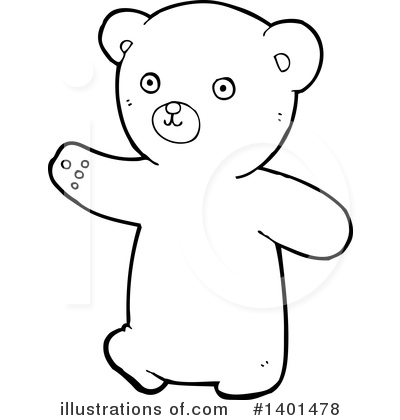 Royalty-Free (RF) Bear Clipart Illustration by lineartestpilot - Stock Sample #1401478