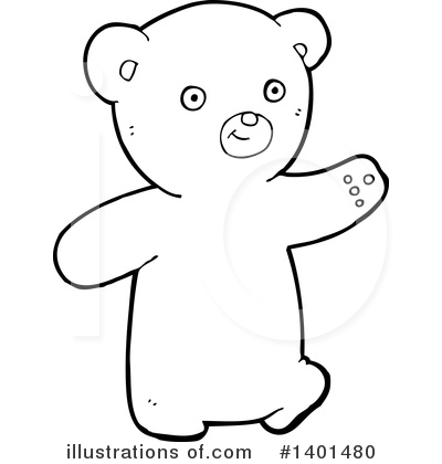Royalty-Free (RF) Bear Clipart Illustration by lineartestpilot - Stock Sample #1401480