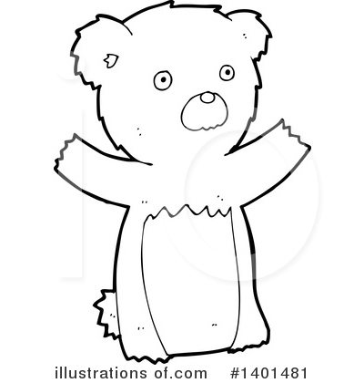 Royalty-Free (RF) Bear Clipart Illustration by lineartestpilot - Stock Sample #1401481