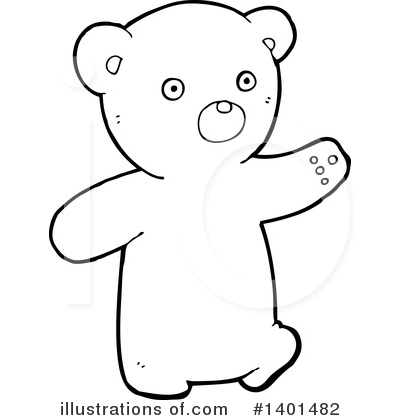 Royalty-Free (RF) Bear Clipart Illustration by lineartestpilot - Stock Sample #1401482