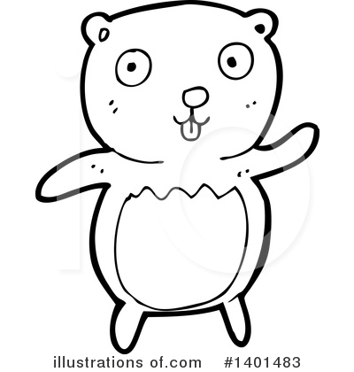 Royalty-Free (RF) Bear Clipart Illustration by lineartestpilot - Stock Sample #1401483