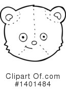 Bear Clipart #1401484 by lineartestpilot