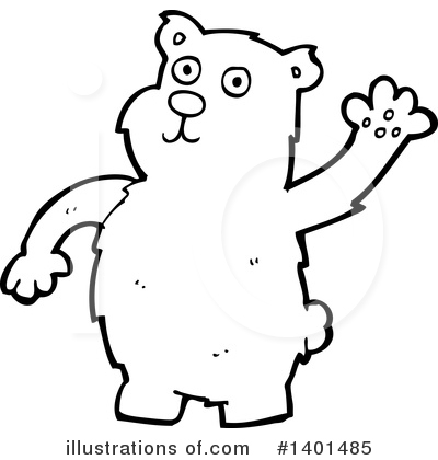 Royalty-Free (RF) Bear Clipart Illustration by lineartestpilot - Stock Sample #1401485