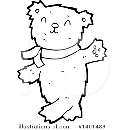 Royalty-Free (RF) Bear Clipart Illustration by lineartestpilot - Stock Sample #1401486
