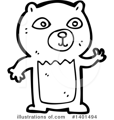 Royalty-Free (RF) Bear Clipart Illustration by lineartestpilot - Stock Sample #1401494