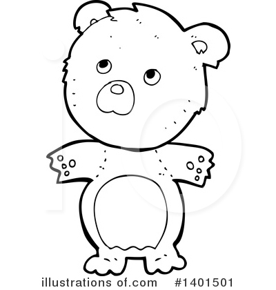 Royalty-Free (RF) Bear Clipart Illustration by lineartestpilot - Stock Sample #1401501