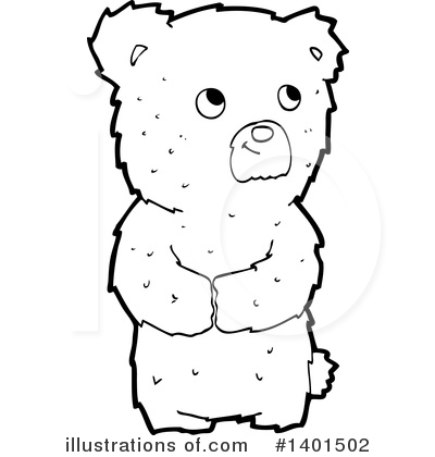 Royalty-Free (RF) Bear Clipart Illustration by lineartestpilot - Stock Sample #1401502