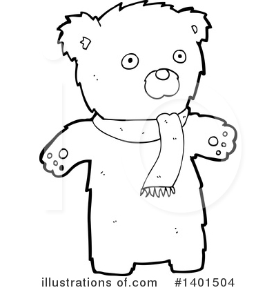 Royalty-Free (RF) Bear Clipart Illustration by lineartestpilot - Stock Sample #1401504