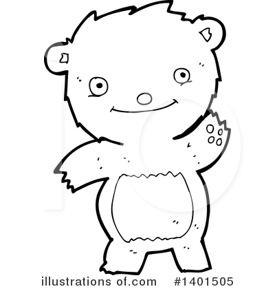 Royalty-Free (RF) Bear Clipart Illustration by lineartestpilot - Stock Sample #1401505