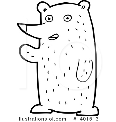 Royalty-Free (RF) Bear Clipart Illustration by lineartestpilot - Stock Sample #1401513