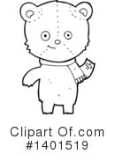 Bear Clipart #1401519 by lineartestpilot