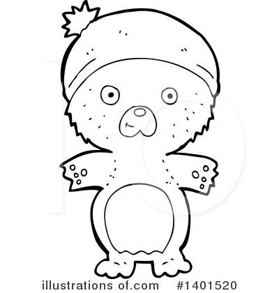 Royalty-Free (RF) Bear Clipart Illustration by lineartestpilot - Stock Sample #1401520