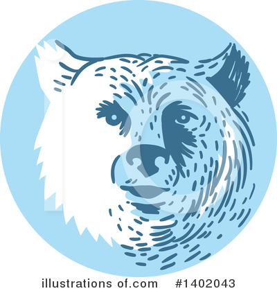 Royalty-Free (RF) Bear Clipart Illustration by patrimonio - Stock Sample #1402043