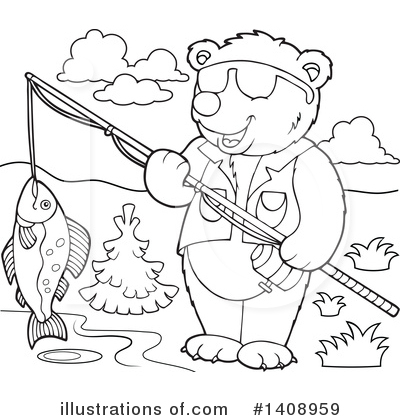 Fishing Clipart #1408959 by visekart