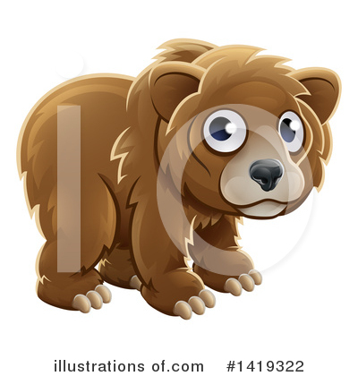 Royalty-Free (RF) Bear Clipart Illustration by AtStockIllustration - Stock Sample #1419322