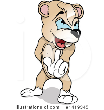 Royalty-Free (RF) Bear Clipart Illustration by dero - Stock Sample #1419345