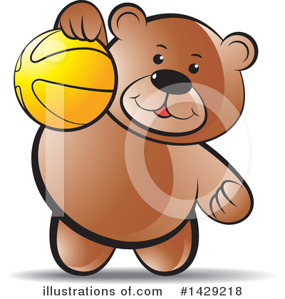 Basketball Clipart #1429218 by Lal Perera